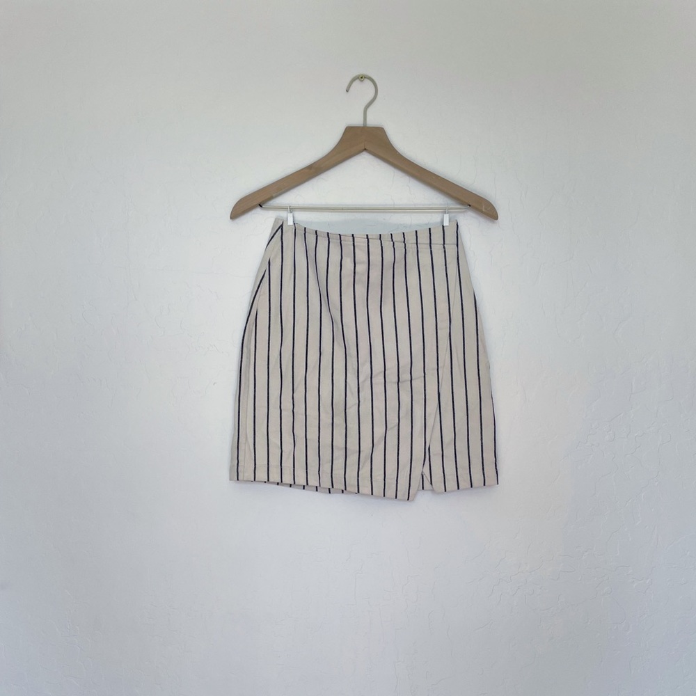 Madewell Pinstripe Skirt